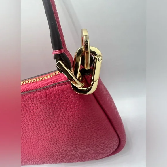 kate spade Hot Pink Leather Shoulder Bag with Gold Hardware - Picture 5 of 8
